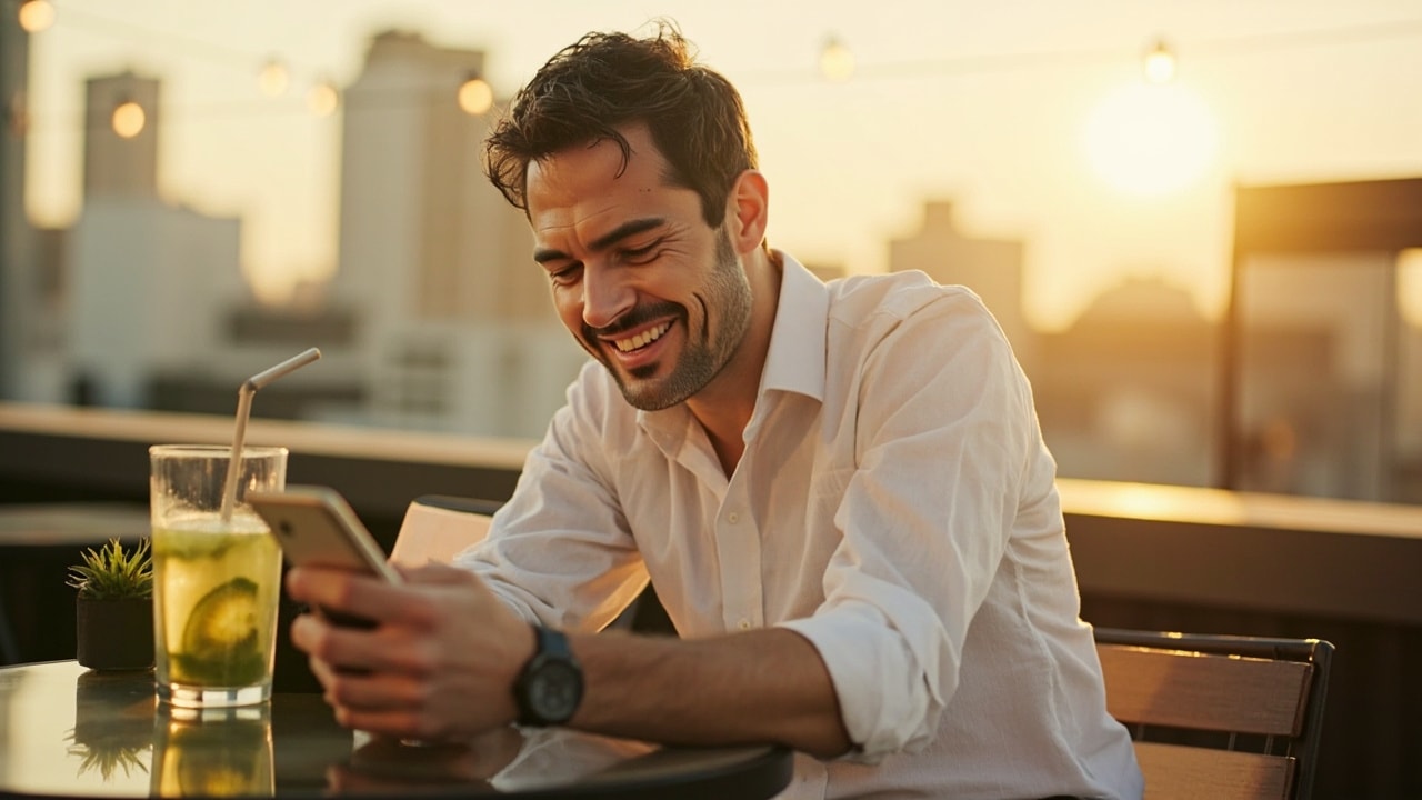 Entrepreneur working with focus and clarity